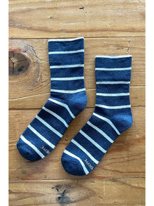  Wally Socks - Marine Stripe