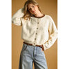Pointelle Knit Cardigan