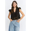 Lace Trimmed Blouse