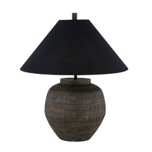  Black Linen Lamp