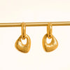 Modern Gold Drop Earrings