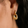 Modern Gold Drop Earrings