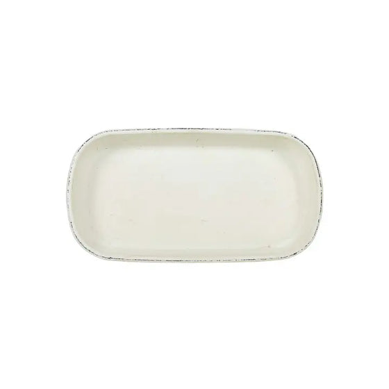 Ansel Distressed Footed Vanity Tray - White Cast Iron