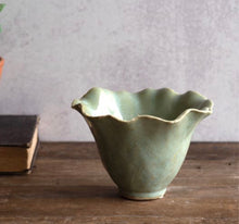  Art Deco Planter - Green
