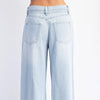 Baggy Straight Linen Jeans