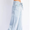 Baggy Straight Linen Jeans