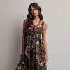 Floral Tiered Midi Dress
