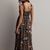 Floral Tiered Midi Dress
