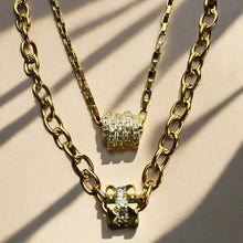  Pave Wheel Necklace