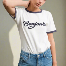  Bonjour Contrast Ringer Tee
