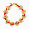 Brass Heart Bracelet