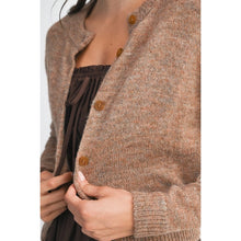  Brown Knit Wool Cardigan