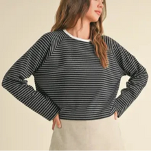  Brushed Striped Top
