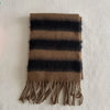 Striped Wide Scarf