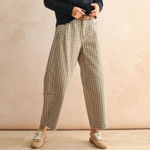  Mini Checker Barrel Pants