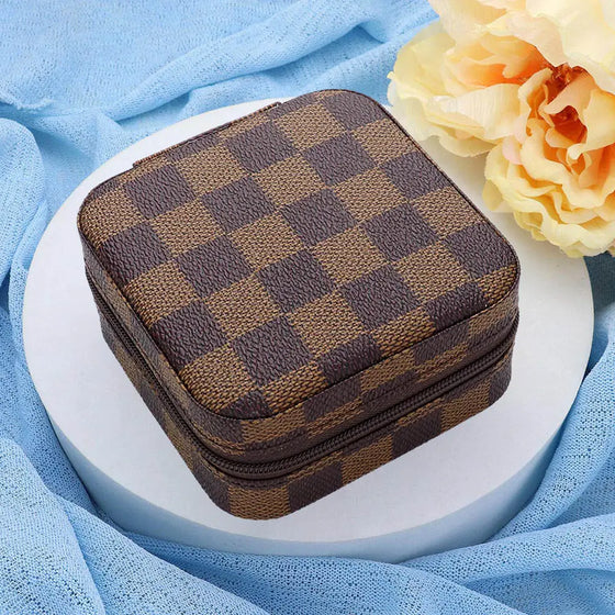 Checkered Jewelry Box