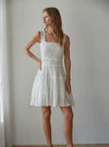 Cotton Eyelet Mini Dress