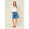 Denim Bermuda Shorts