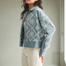  Embroidered Denim Jacket