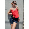 Eyelet Button Front Cami