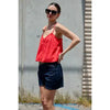Eyelet Button Front Cami