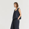 Eyelet Sleeveless Top