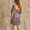 Floral Ruffle Mini Dress