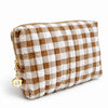 Gingham Cosmetic Bag