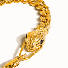  Habu 18K Gold Non-Tarnish Serpent Bracelet