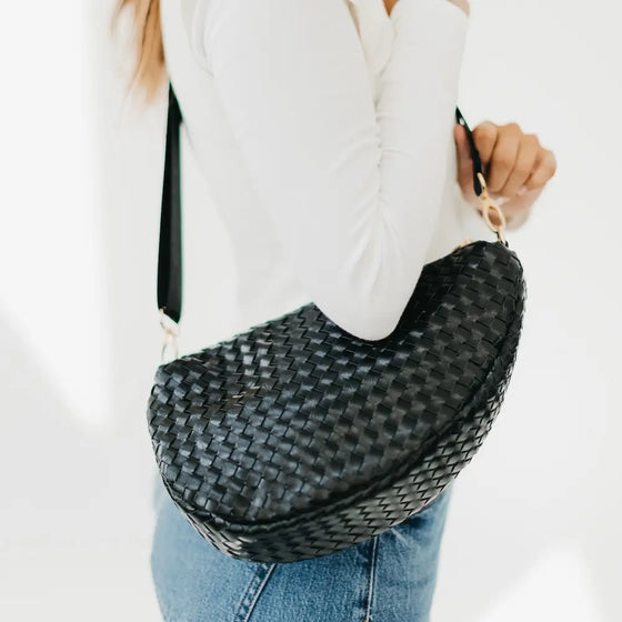 Romee Woven Saddle Bag