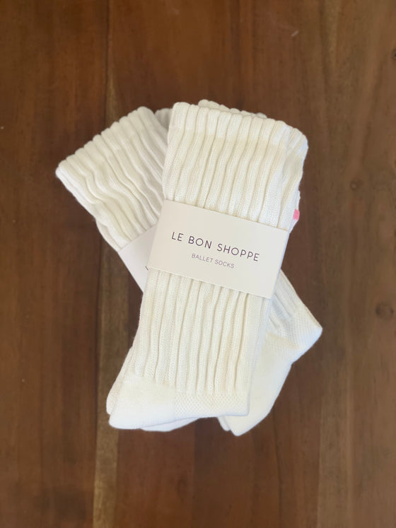 Ballet Socks white