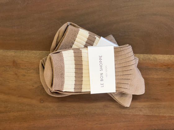 Her Socks Varsity - Toffee