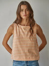 Knit Striped Cotton Top