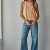 Knit Striped Cotton Top