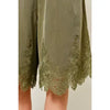 Lace Hem Long Short