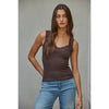 Knit Lace Trim Tank Top