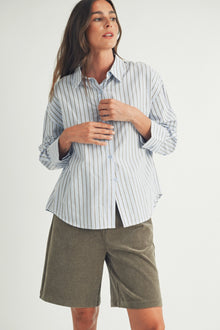  Loose Fit Striped Shirts