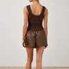 Mesh Lace Button Down Sleeveless Top
