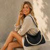 Nylon Slouchy Shoulder Bag