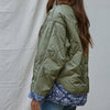 Quilted Padded Bomber Jacket
