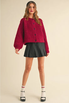  Roundneck Button Cardi