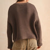Round Neck Knitted Sweater