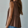 Round Neck Sleeveless Top