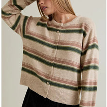  Round Neck Striped Sweater