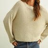 Round Neck Knit Sweater