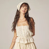 Scallop Lace Tie Top