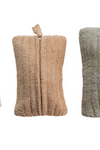 Cotton Terry Zip Pouches - Set of 3