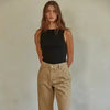 Sleeveless Ribbed Top