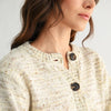 Speckled Wool Blend Cardigan