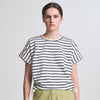 Striped Drawstring Tee